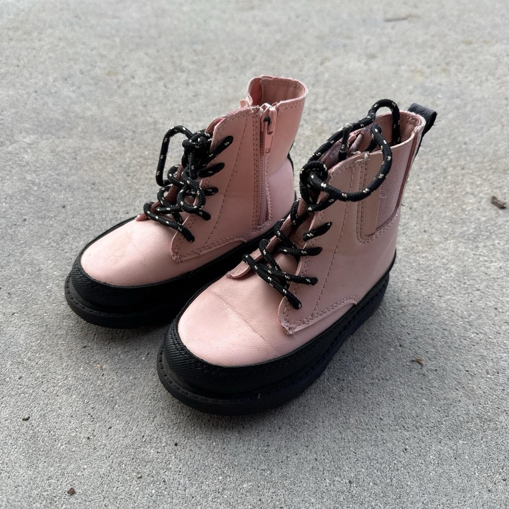 Stylish Pink Kids Boots